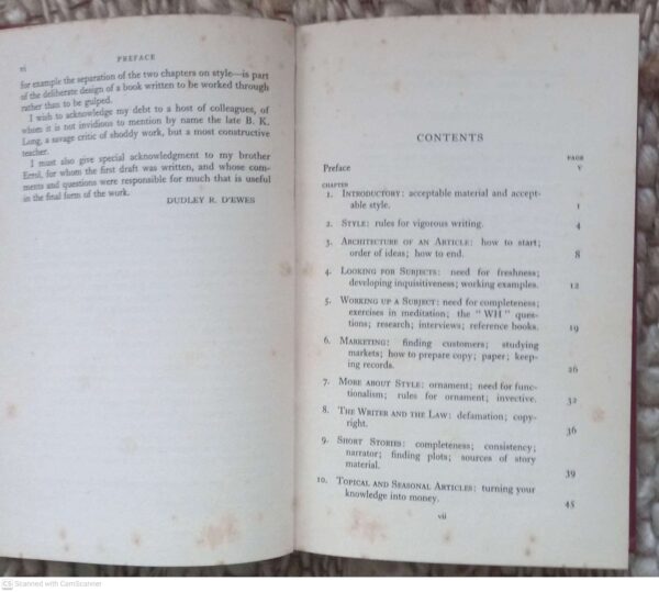 Pen Money7 Pen Money: A Course On How To Write For The Press — Dudley D’Ewes secondhand book