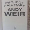 Project Hail Mary — Andy Weir secondhand book