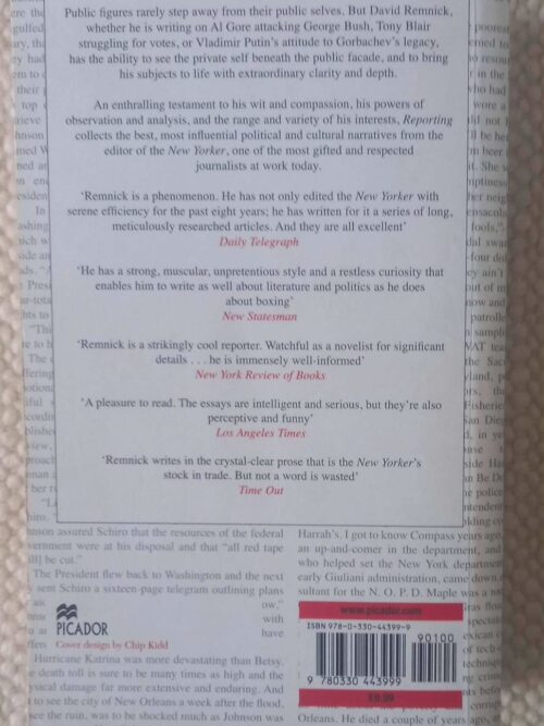 Reporting: Writings From The New Yorker — David Remnick secondhand book