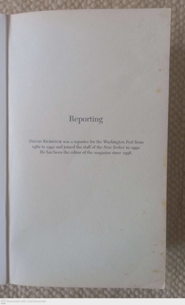 Reporting: Writings From The New Yorker — David Remnick secondhand book