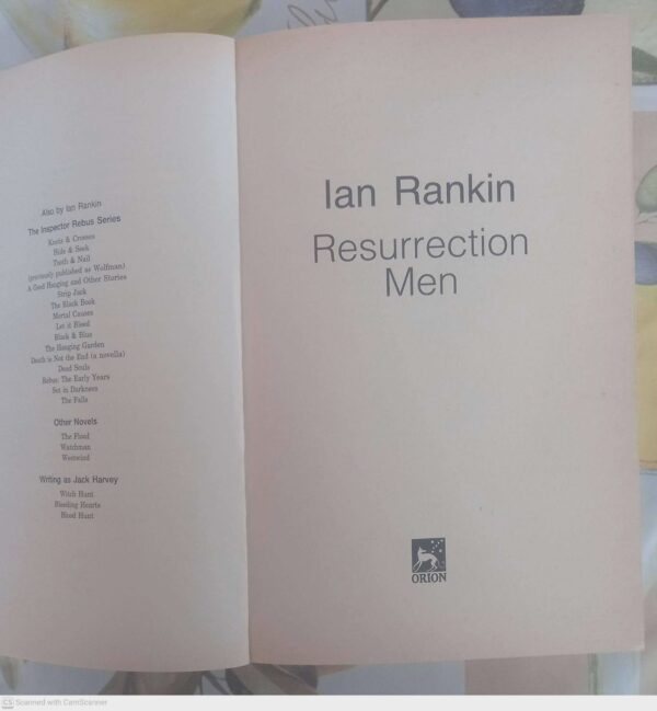 Resurrection Men — Ian Rankin secondhand book