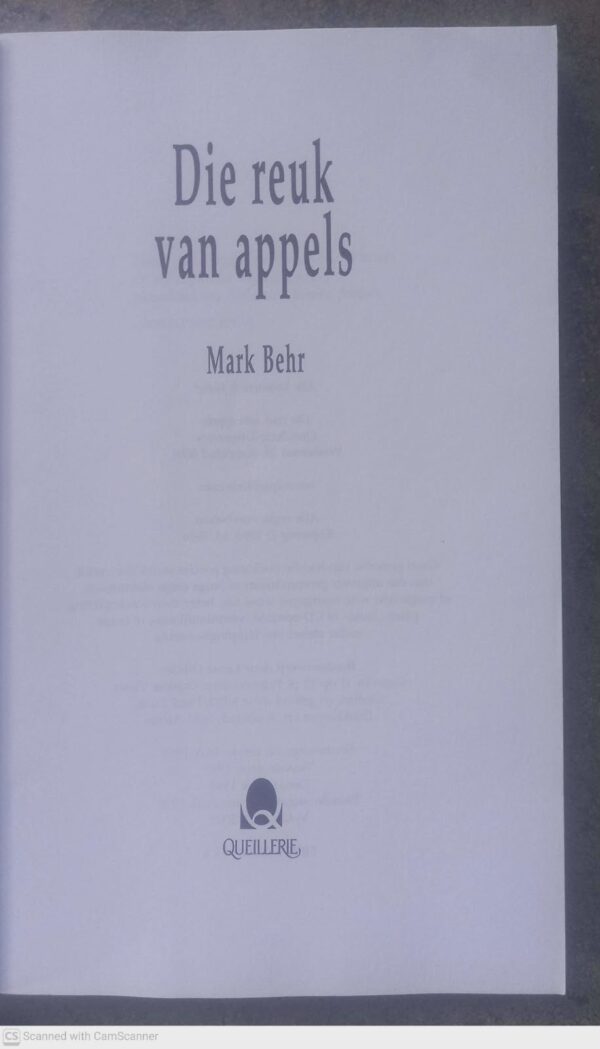 Die Reuk Van Appels — Mark Behr secondhand book