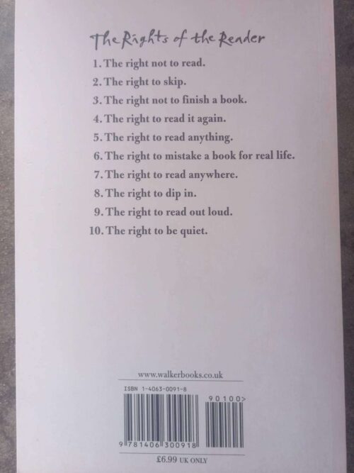 The Rights Of The Reader — Daniel Pennac secondhand book