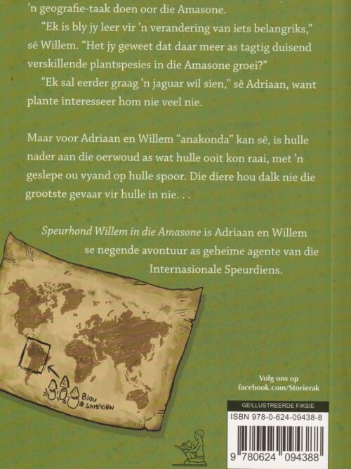 Speurhond Willem In Die Amasone – Elizabeth Wasserman secondhand book