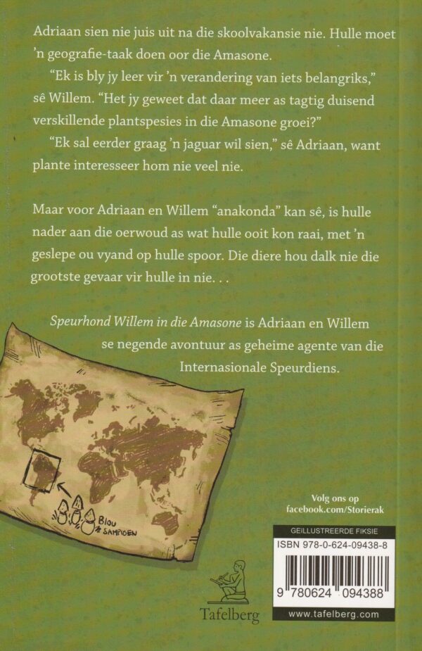 Speurhond Willem In Die Amasone – Elizabeth Wasserman secondhand book
