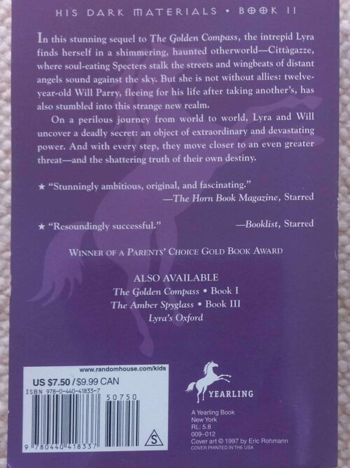 The Subtle Knife — Philip Pullman secondhand book
