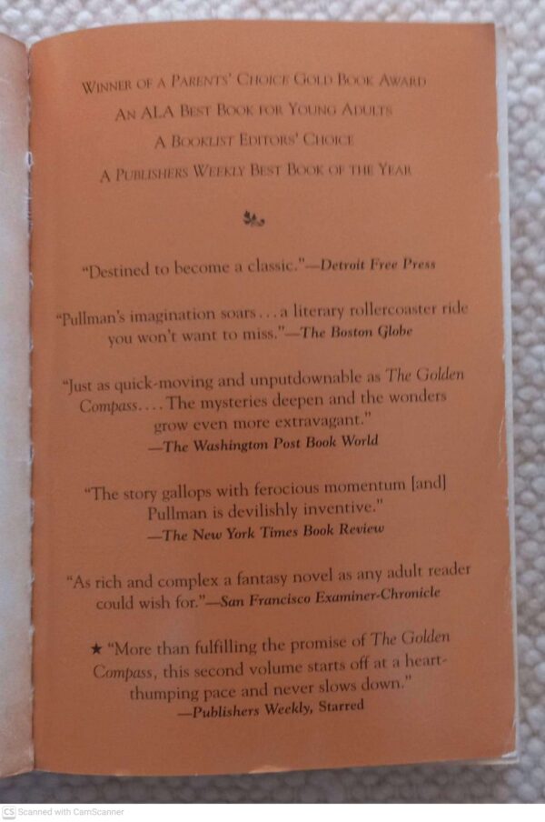 The Subtle Knife — Philip Pullman secondhand book