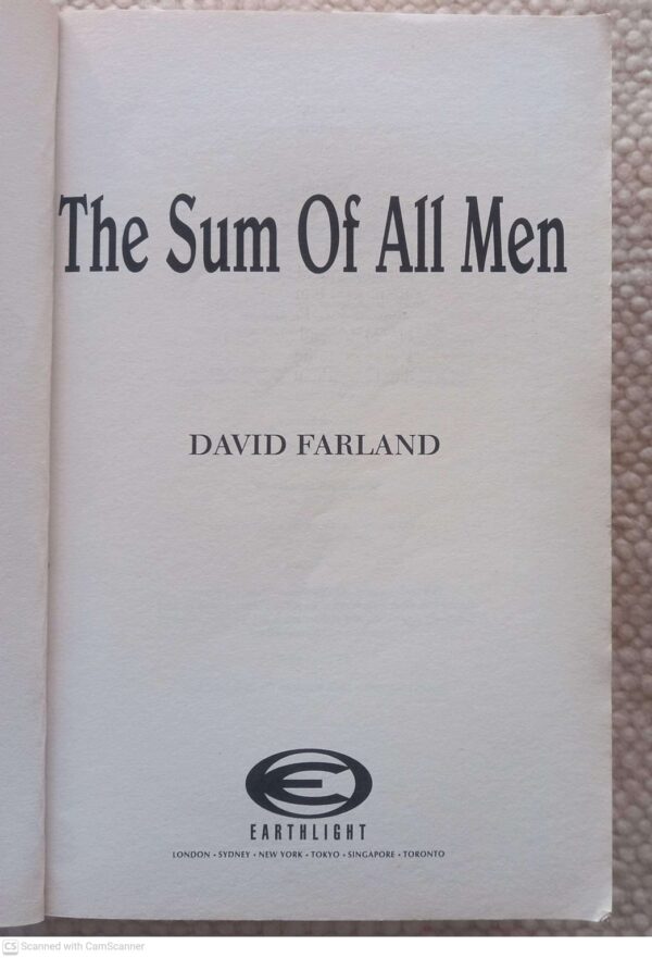 The Sum Of All Men — David Farland secondhand book