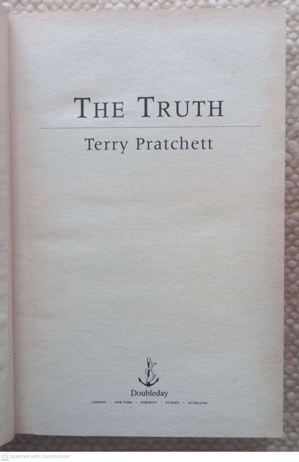 Discworld: The Truth #25 — Terry Pratchett secondhand book