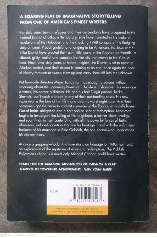 The Yiddish Policemen’s Union — Michael Chabon secondhand book