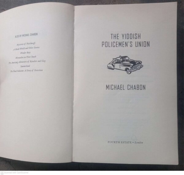 The Yiddish Policemen’s Union — Michael Chabon secondhand book