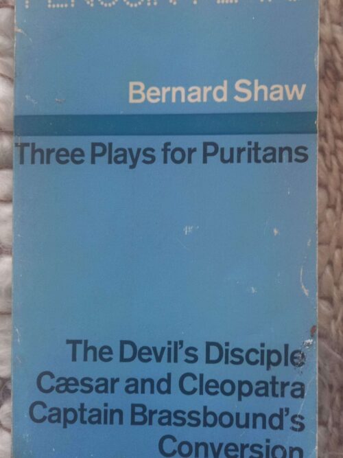 Three Plays For Puritans — George Bernard Shaw secondhand book