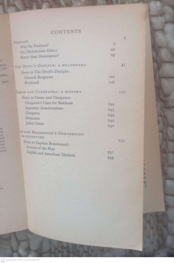 Three Plays For Puritans — George Bernard Shaw secondhand book