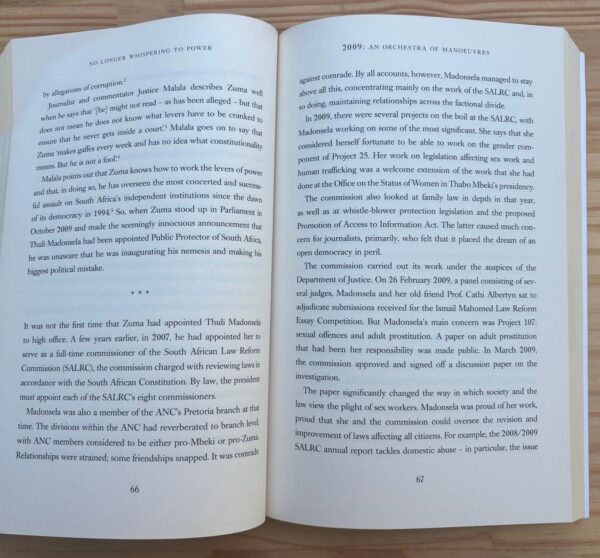 No Longer Whispering To Power: The Story Of Thuli Madonsela – Thandeka Gqubule secondhand book
