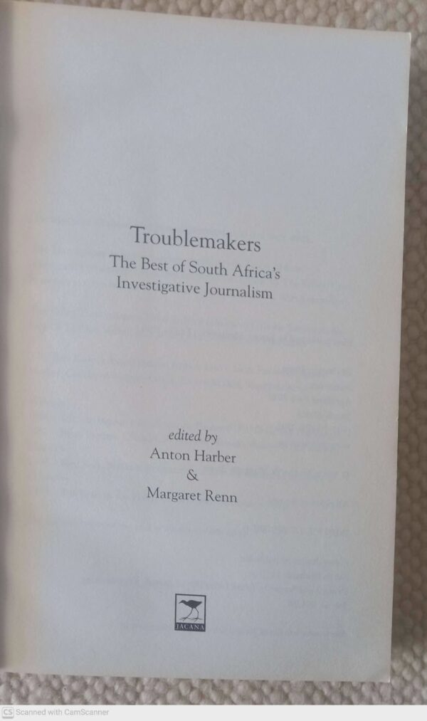 Troublemakers — Anton Harber, Margaret Renn secondhand book