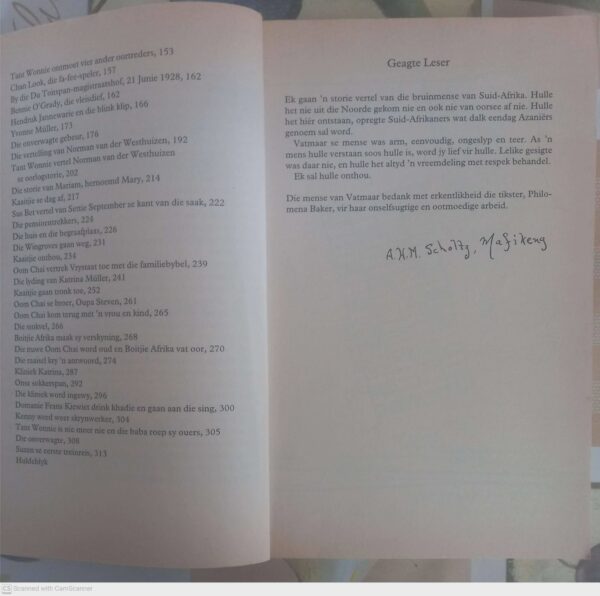 Vatmaar: ‘n Lewendagse Verhaal Van ‘n Tyd Wat Nie Meer Is Nie — A.H.M. Scholtz secondhand book