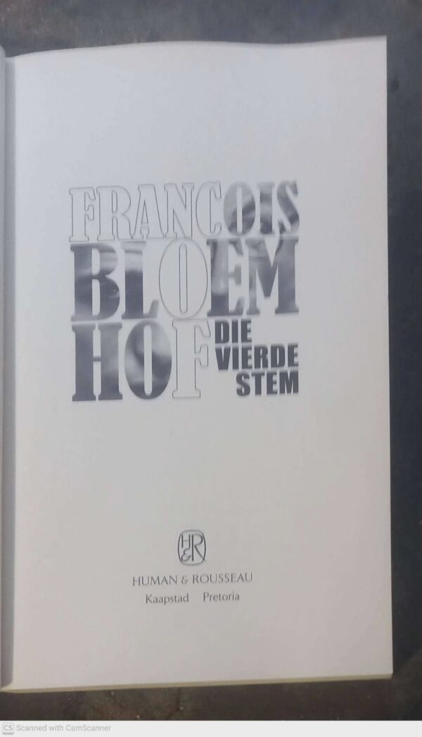 Die Vierde Stem — François Bloemhof secondhand book