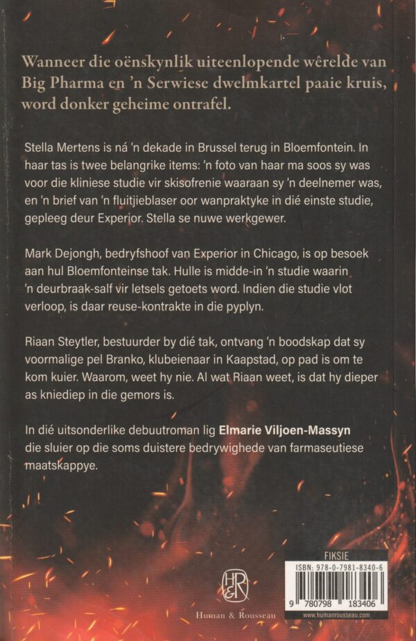 Vuurvoël - agterblad Vuurvoël – Elmarie Viljoen-Massyn secondhand book