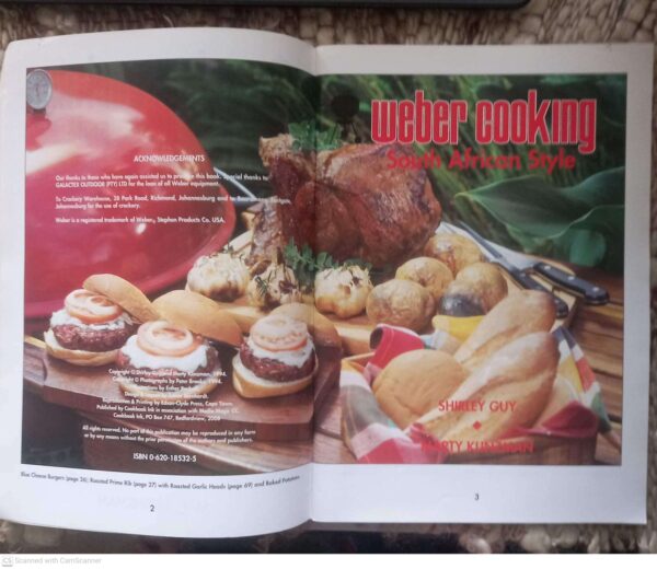 Weber Cooking South African Style — Shirley Guy, Marty Klinzman secondhand book