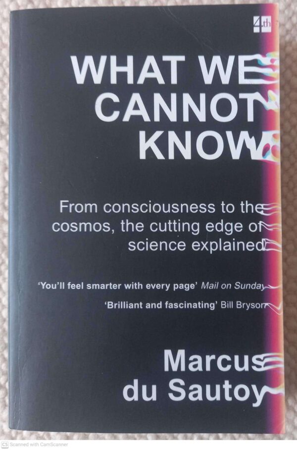 What We Cannot Know — Marcus Du Sautoy secondhand book