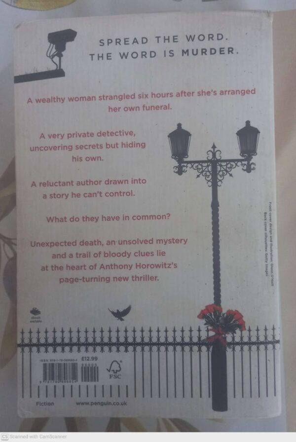 The Word Is Murder — Anthony Horowitz secondhand book