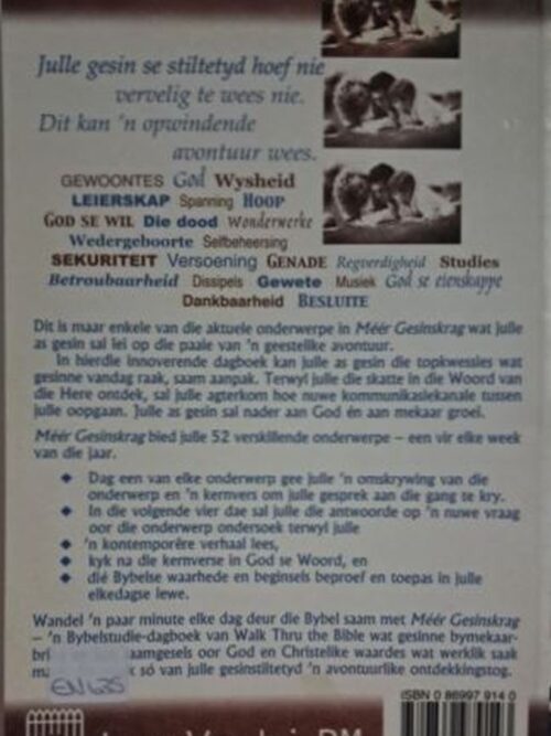 Méér Gesinskrag – Walk Thru The Bible secondhand book