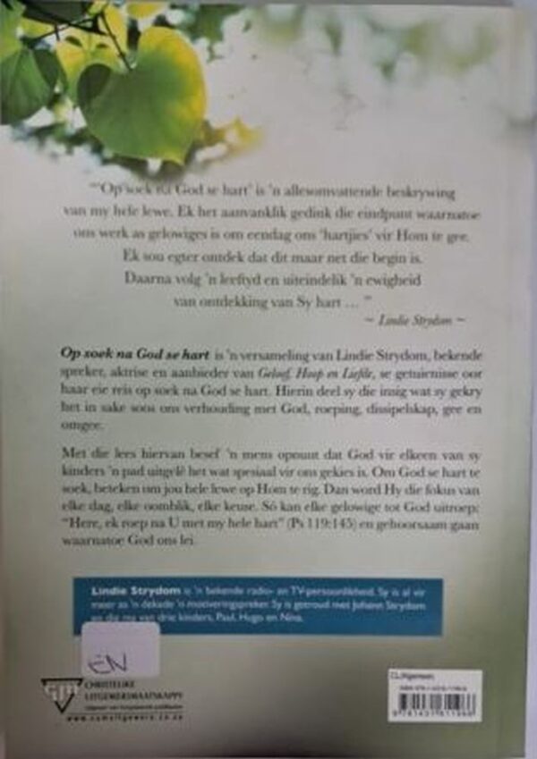 Op Soek Na God Se Hart – Lindie Strydom secondhand book