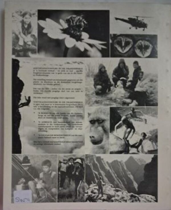 Voetslaanavonture In Die Drakensberge – Bennie Van Der Walt secondhand book