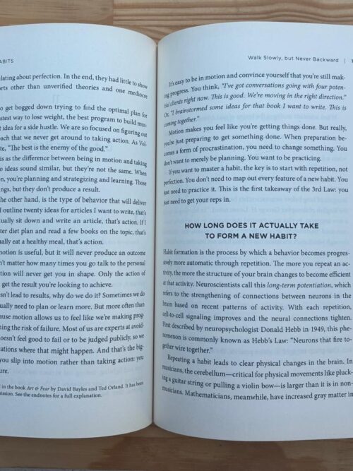 Atomic Habits – James Clear secondhand book