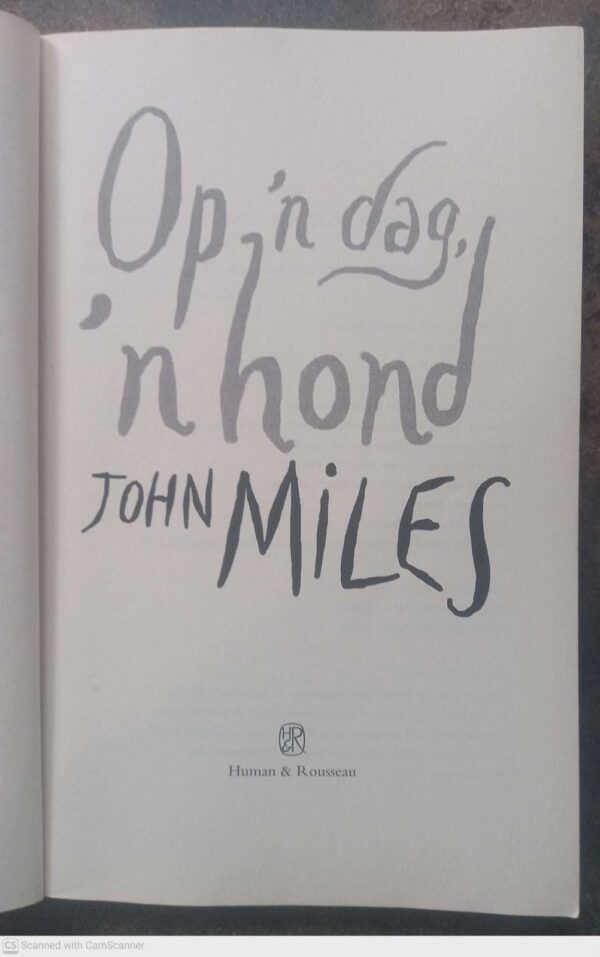 Op ‘n Dag, ‘n Hond — John Miles secondhand book