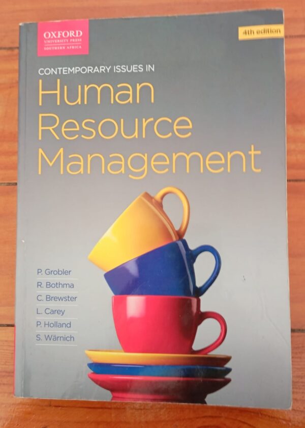 Contemporary Issues In Human Resource Management – P. Grobler Et Al secondhand book