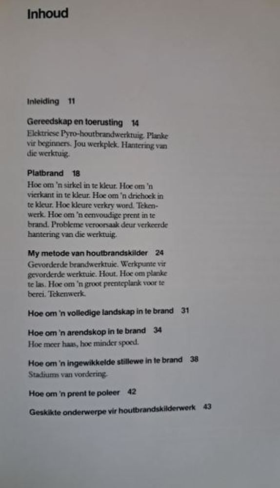Brandskilder Op Hout – Ed Frisby secondhand book