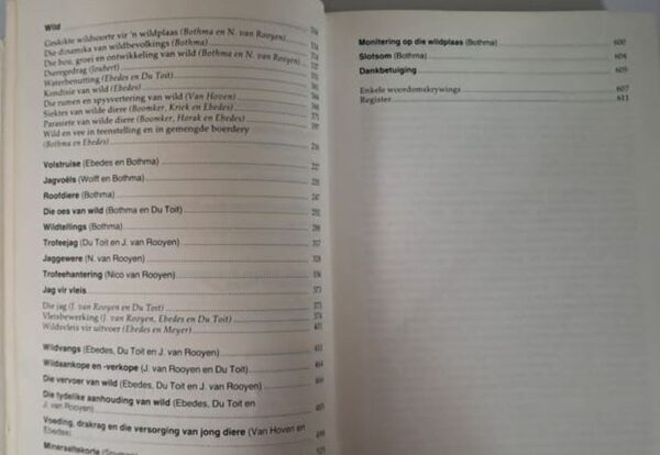 Wildplaasbestuur – J. Du P. Bothma secondhand book