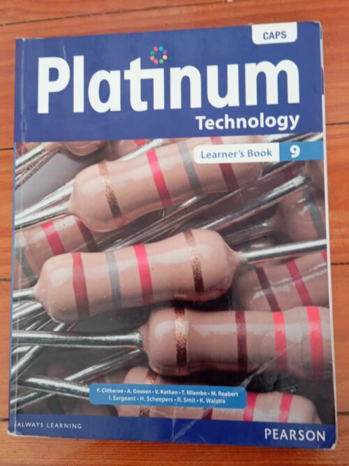 platinum technology CAPS Platinum Technology Learner’s Book Grade 9 secondhand book