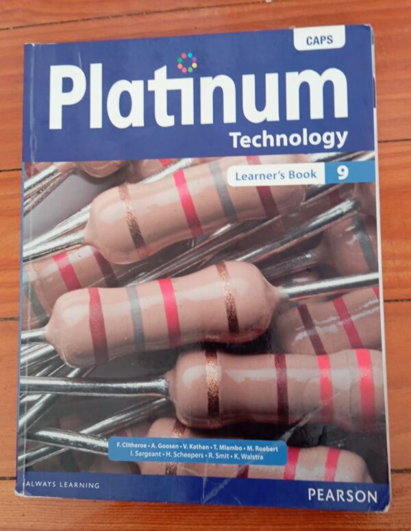 CAPS Platinum Technology Learner’s Book Grade 9 secondhand book