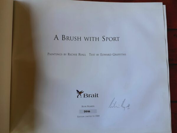 A Brush With Sport – Richie Ryall secondhand book