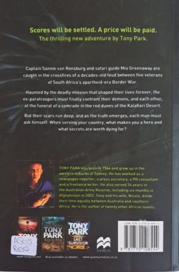 Vendetta – Tony Park secondhand book