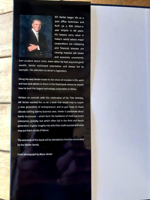 venter2 In Pursuit Of A Dream: Bill Venter And The Altron Story secondhand book