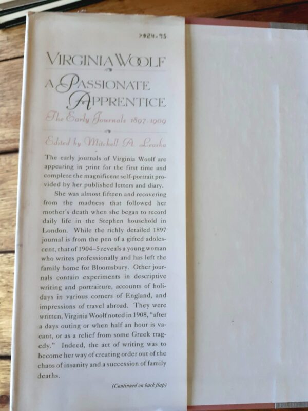 A Passionate Apprentice – Virginia Woolf secondhand book