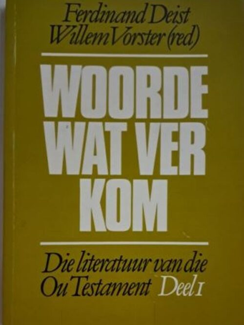 Woorde Wat Ver Kom (Deel 1) – Ferdinand Deist secondhand book