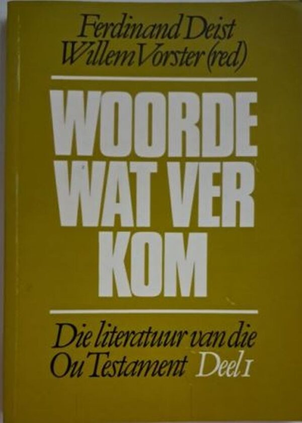 Woorde Wat Ver Kom (Deel 1) – Ferdinand Deist secondhand book