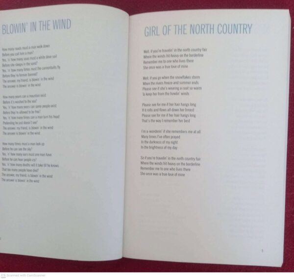 100 Songs — Bob Dylan secondhand book