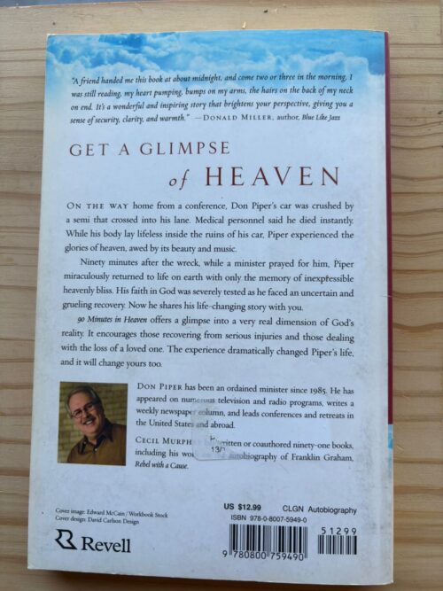 90 Minutes In Heaven – Don Piper secondhand book