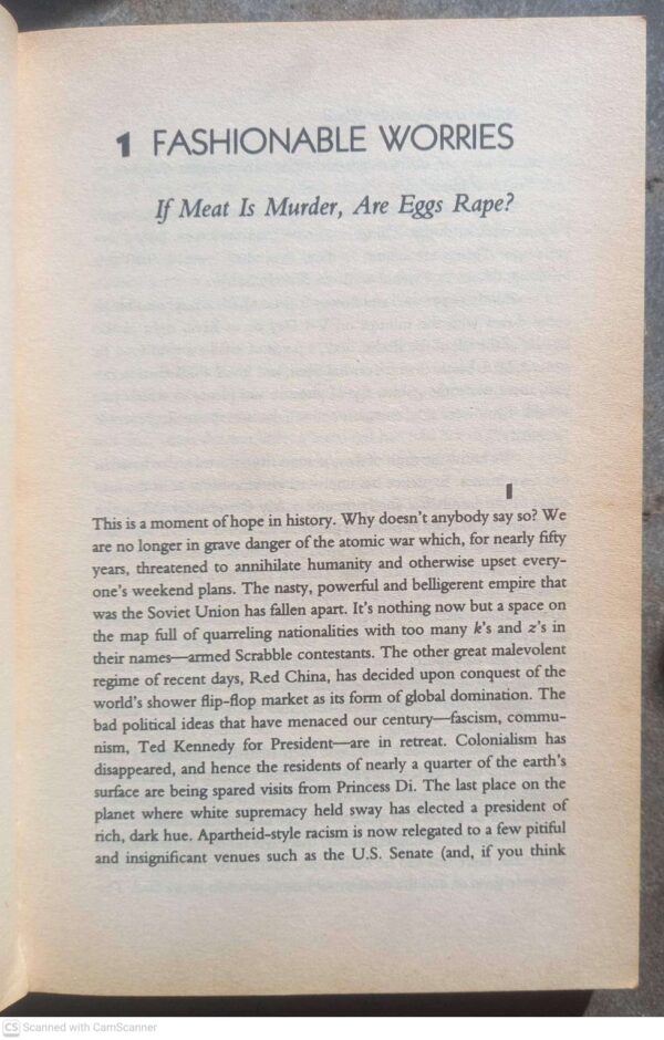 All The Trouble In The World — P. J. O’Rourke secondhand book