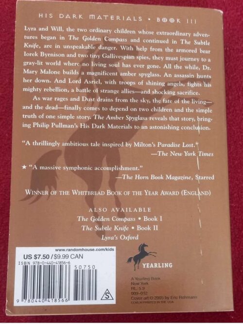 The Amber Spyglass — Philip Pullman secondhand book