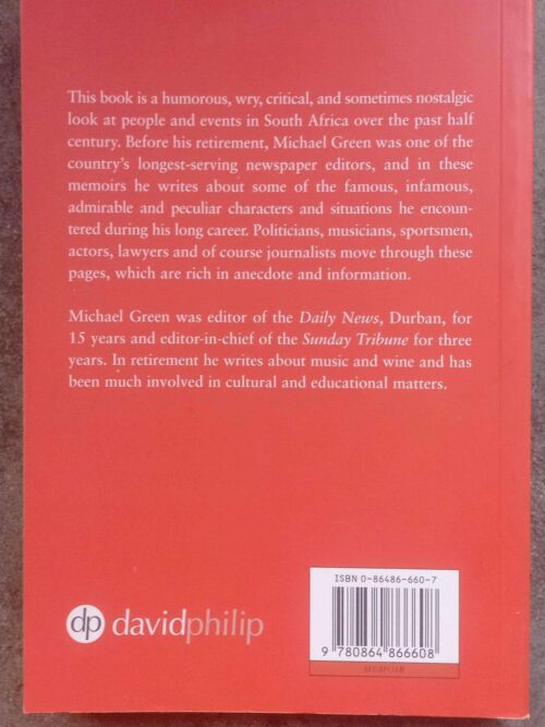 Around And About: Memoirs Of A South African Newspaperman — Michael Green secondhand book