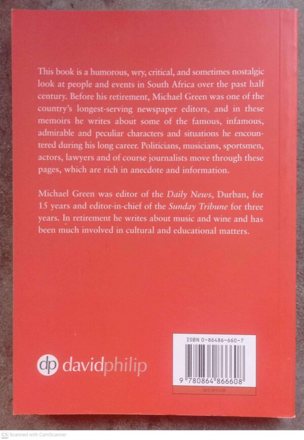 Around And About: Memoirs Of A South African Newspaperman — Michael Green secondhand book