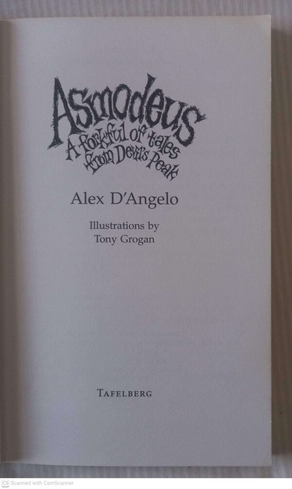 Asmodeus: A forkful Of Tales From Devil’s Peak – Alex D’Angelo secondhand book