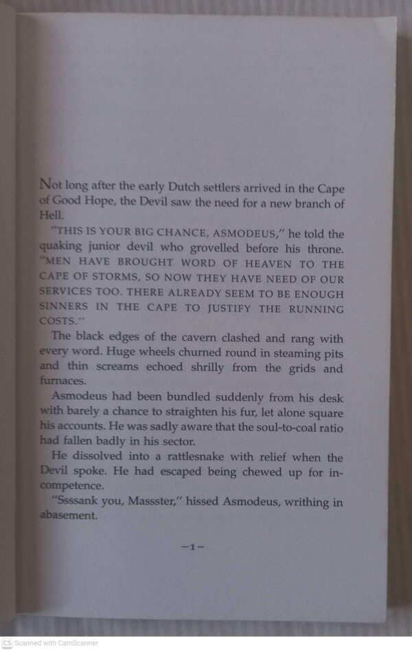 Asmodeus: A forkful Of Tales From Devil’s Peak – Alex D’Angelo secondhand book