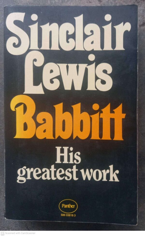 Babbitt — Sinclair Lewis secondhand book